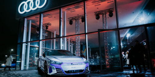 Atklāts jaunais Moller Auto Audi centrs K.Ulmaņa gatvē 115, Mārupē.